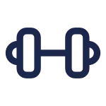 Dumbbell Small SVG Icon